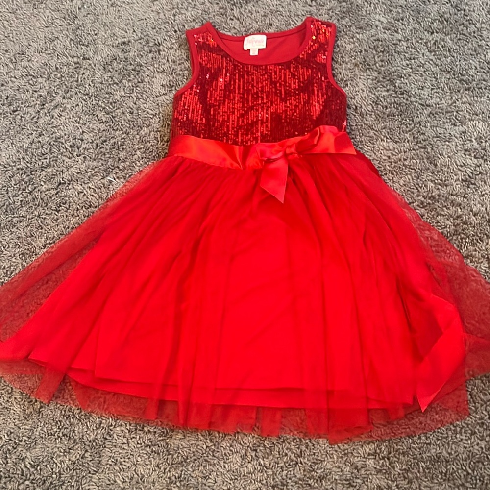 Beautiful red sequin dress